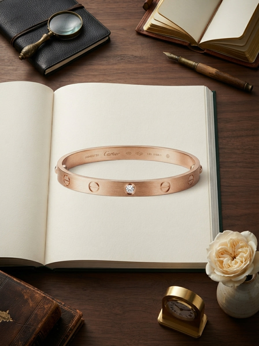Eternal Screw Motif Gold Bangle- Daily Wear