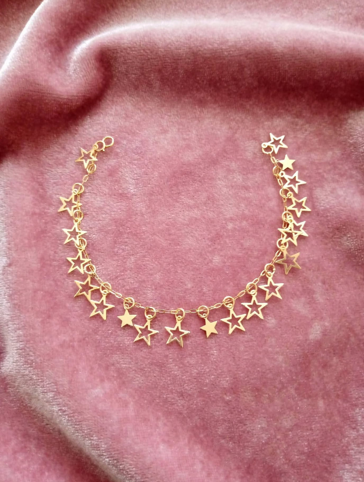 Adjustable Golden Star Anklet for Girls