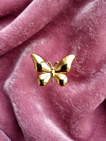 Gold Plated Adjustable Trendy Ring For Girls