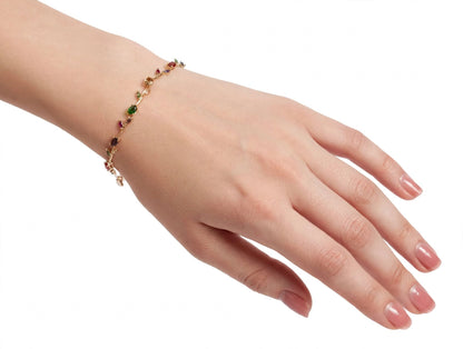 Multicolor Tulip Bracelet