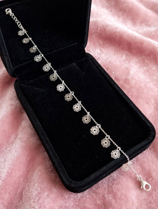 Adjustable Gold Plated Anklet for Girls